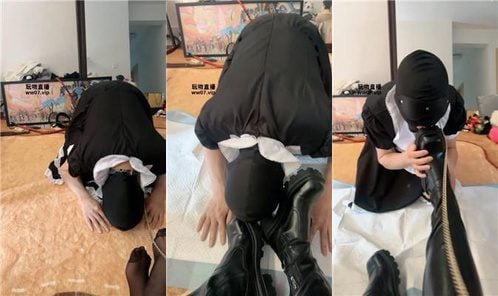 阿璐 | 变装女仆下跪黑丝jio发骚 JS250420-31