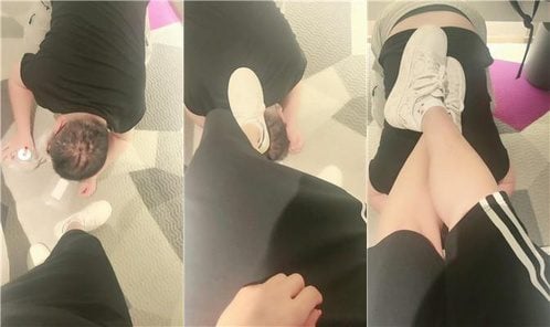 璃茉老师 | 运动后原味鞋袜气味辱 JS250420-9