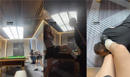 天津女仆店 | 台球厅助教的脚奴 JS250425-3