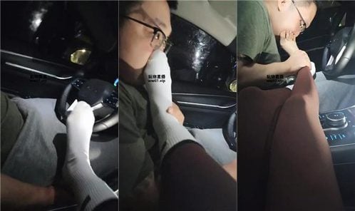 南茜 | 夜跑后车内原味白袜调 JS250426-17