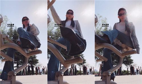 古筝少女 | 户外健身器材 250403-1