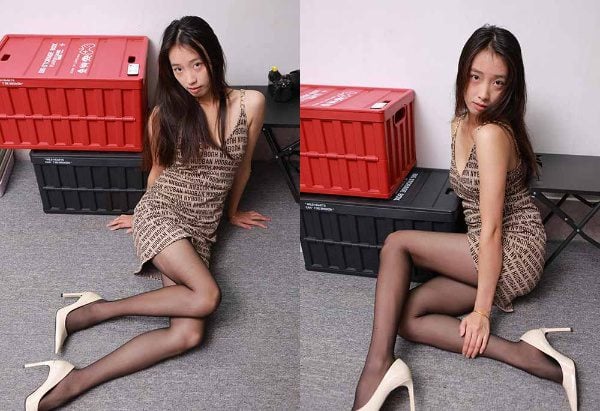 IESS异思趣向 | 丝享家 2170 小九 黑丝白美甲
