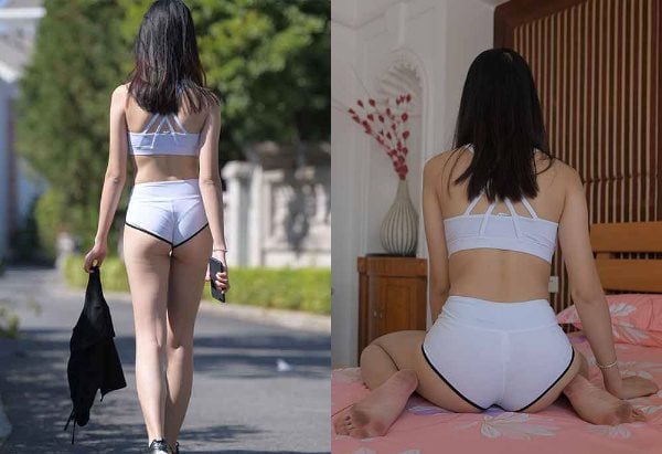 魔镜街拍 | 607 精选街拍 红石模拍 小妹健身白热裤 带视频 带视频