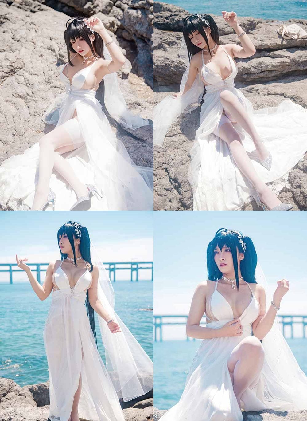 美图精选 | 2322 洛璃 LoLiSAMA 碧蓝航线 大凤誓约花嫁-视频截图