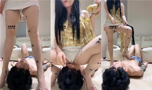 婉纱 | 散鞭抽打-坐脸窒息 双视角版 bf53463