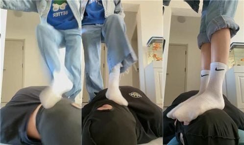 美娜格格 | 运动后超臭原味白袜辱 JS250429-5
