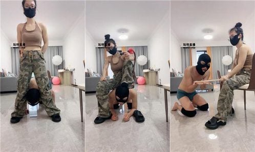 南月女神 | 舔闻黑棉袜-重度鞭打 JS250505-22