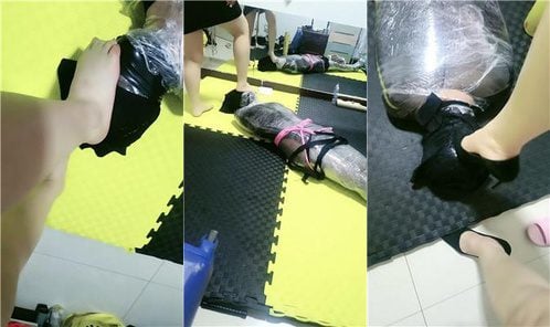 安心感 | ラップで縛ってミイラにする拷問 JS250506-29