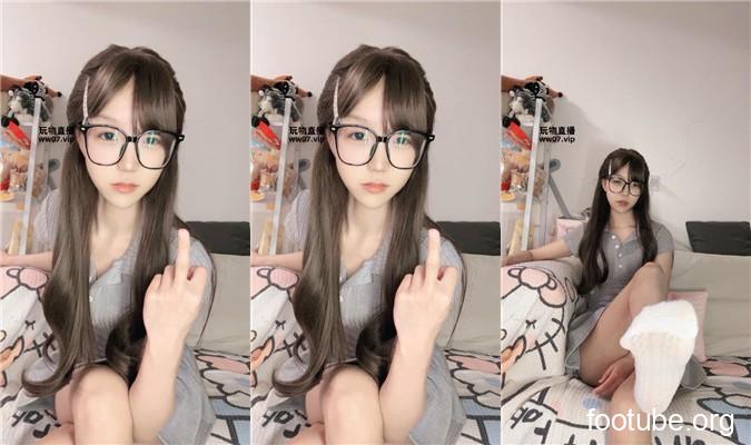 鹿可 酸臭白棉袜    250519-11