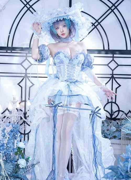 美图精选 2370-清水由乃-碧蓝航线 柴郡废稿礼服 42P100M
