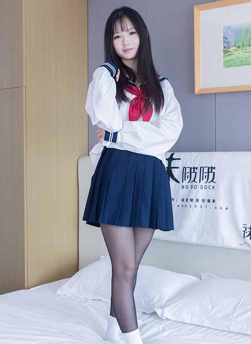 ソックス Bobo NO642 ドーナツ - ニーハイブーツ、スニーカー、白いコットンソックス、細い黒いリボンビデオ 152P1V-723G