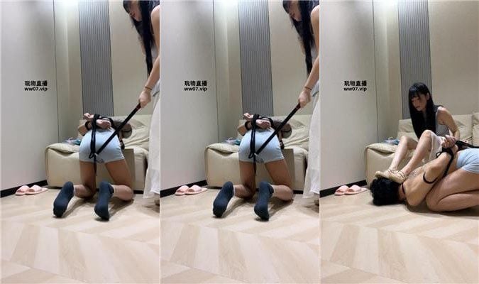 婉纱 捆绑强制舔脏鞋玉足 双视角版  bf53236