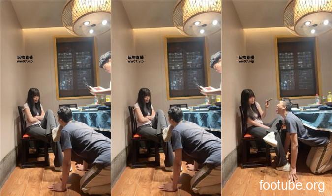 婉纱 包房调-小白鞋白袜辱 双视角版  bf53666