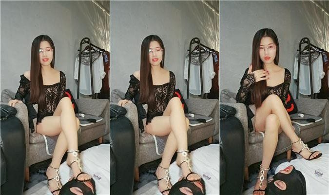 嘉妮 粗高跟美腿踩踏 bf53793
