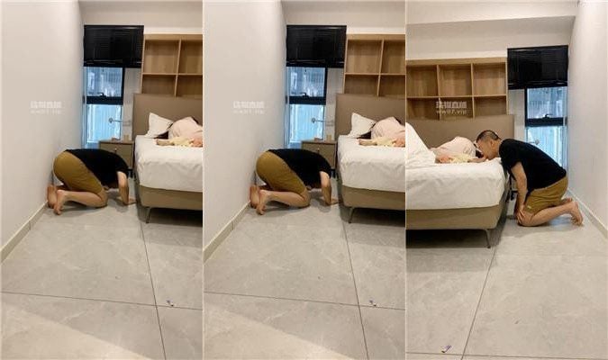 Inan secretly licks her sleeping master's feet (dual perspective version bf53841)