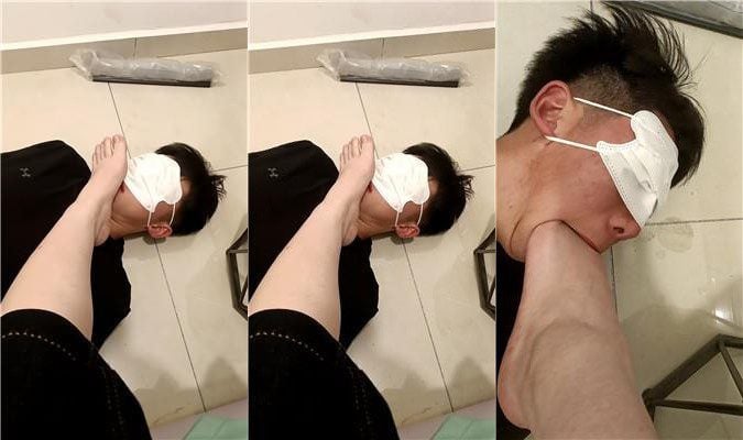 Xinxin Couple's Sour and Stinky Jade Feet Frenzied Licking JS250510-12