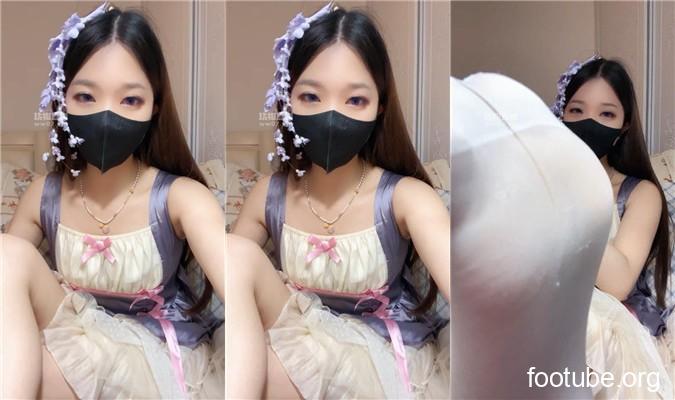黑心爱菜主子 短白丝肉丝灯    250601-15