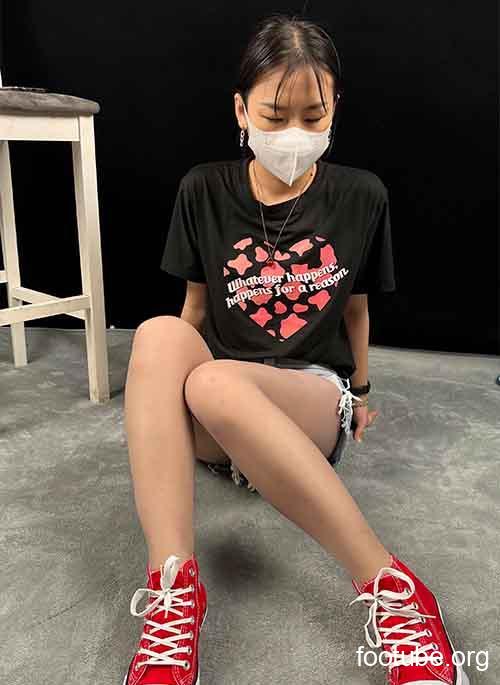 东禾摄影 No047 休闲短裤 肉丝 帆布鞋带视频 183P1V-148G