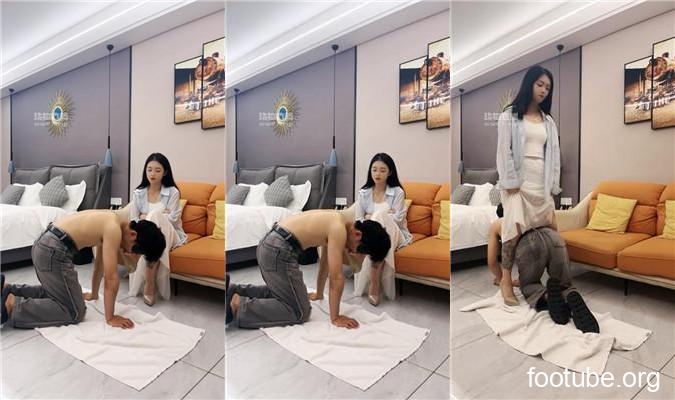 冰山 高跟女神胯下羞辱 坐脸掐乳 bf53953
