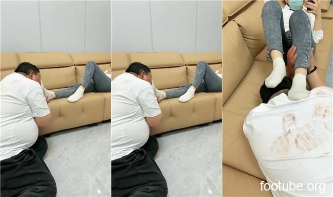 猪猪 原味白棉袜气味辱 双视角版  JS250602-38