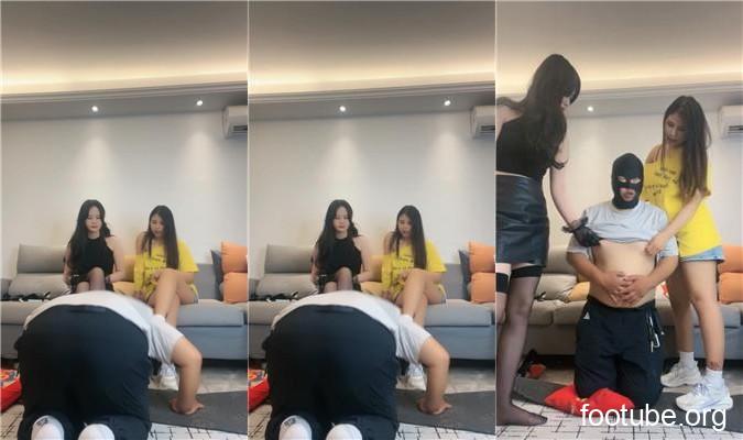 露可大大 双S-黑丝 白袜蹂躏踩虐 三视角版  JS250605-23