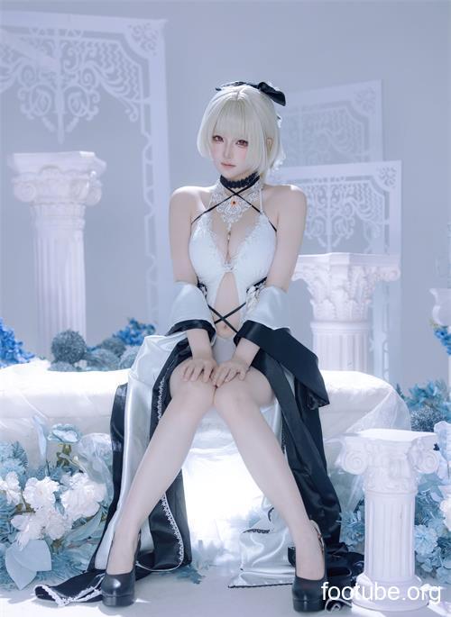 美图精选 2491-屿鱼-碧蓝航线 可畏同人礼服 63P81M