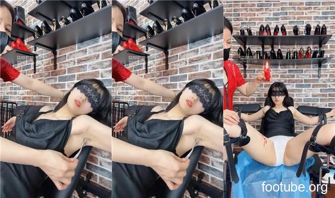 冷颜 强制挠痒-捆绑滴蜡母畜 JS250616-14