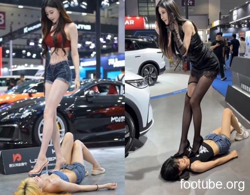 段子先生  车展合影-女女版 YC-260417-3