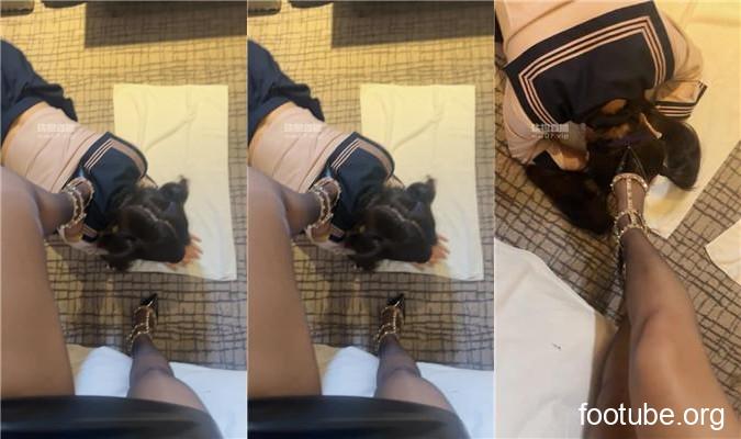 汐言 黑丝美腿虐杀闺蜜犬 双视角版  JS250611-18