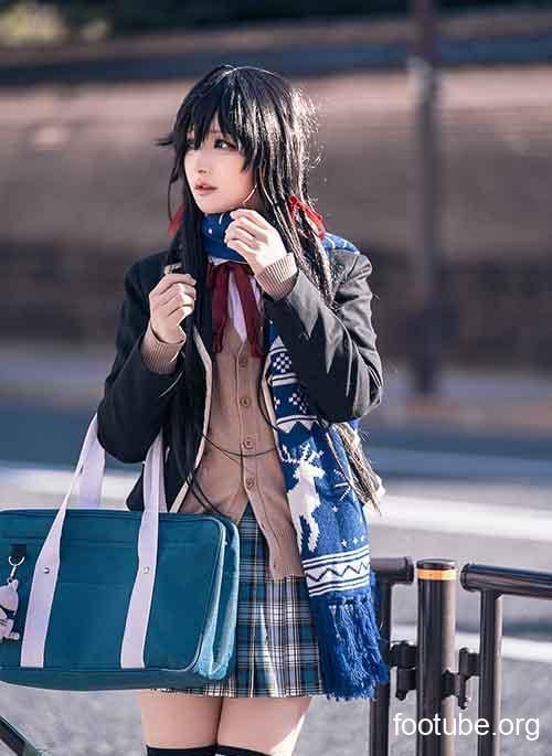 美图精选 2631-幼愛Youmeko-雪之下雪乃JK制服 23P77M