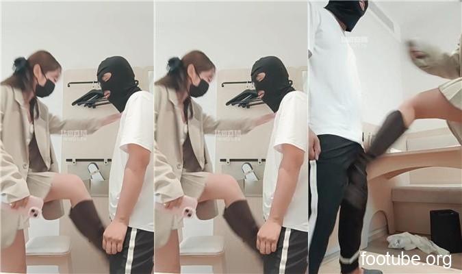 Thegirls 长靴白袜连环踢裆踩踏 JS251004-9