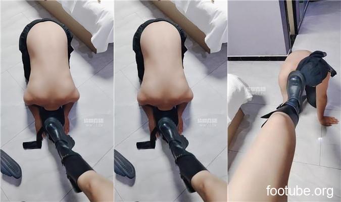 忘忧情侣主 长靴踢踹踩踏绿帽 JS251005-43