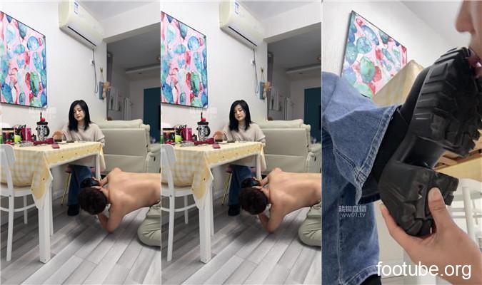 伊潼 重度虐打-清理舔脏鞋底 JS251005-8